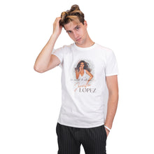 Load image into Gallery viewer, JLO T-Shirt Art Painted 100% Cotton White Unisex Tees