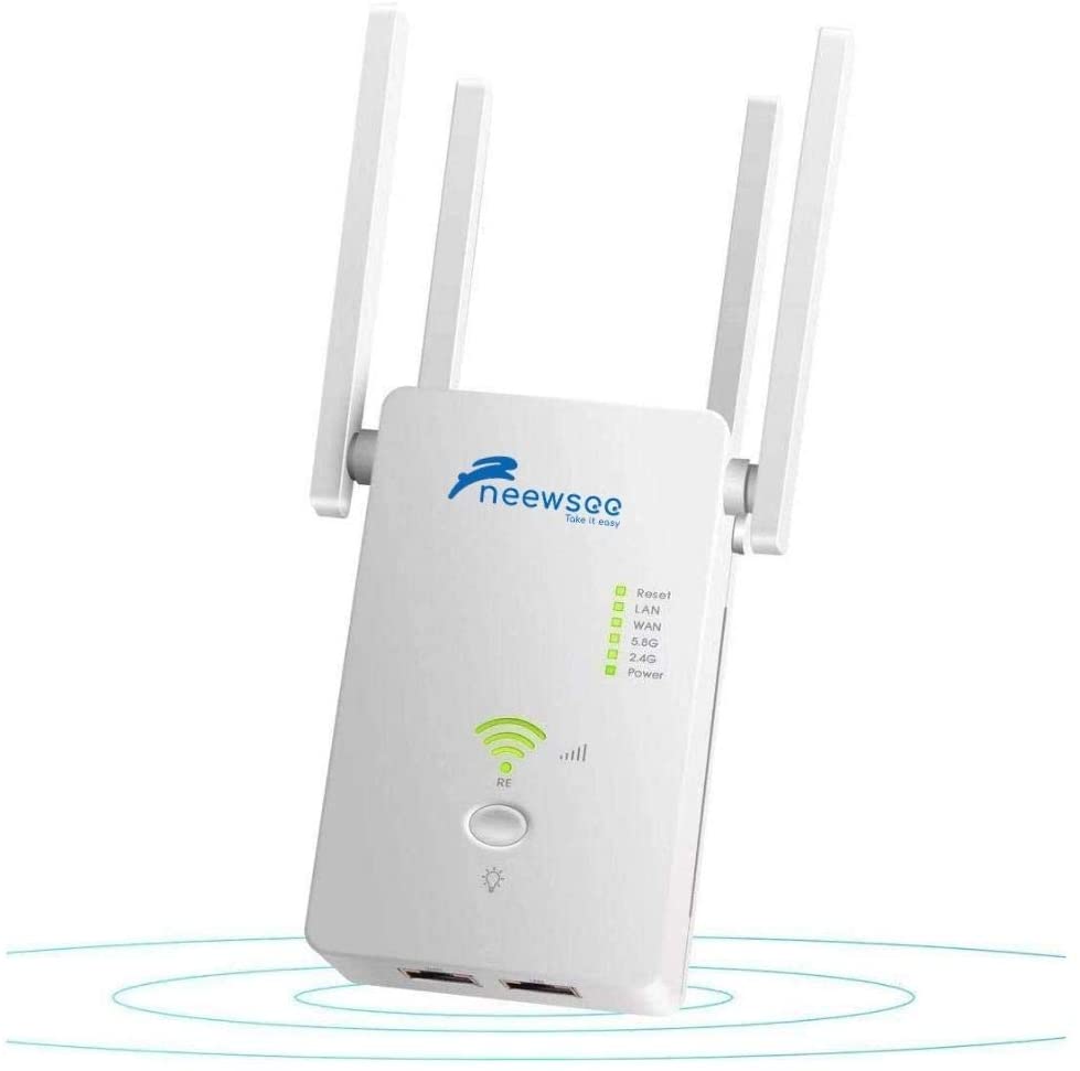 WiFi Extender, Dual 2.4G 5G Signal Booster, WiFi – NeewSee